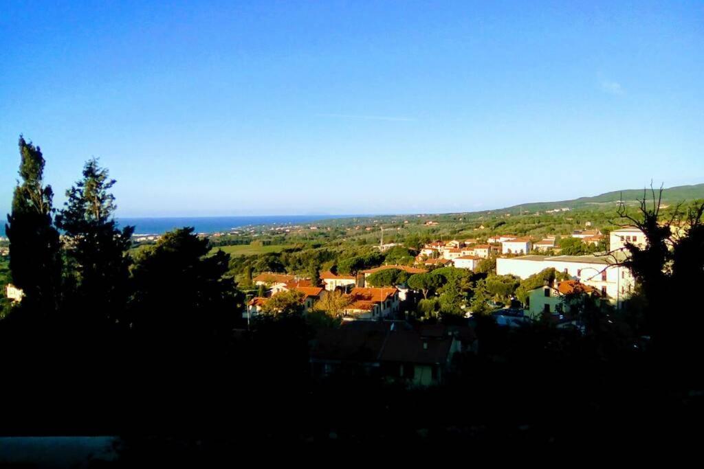 Vila Panoramic And Beautiful House 4Km From The Sea. Rosignano Marittimo Exteriér fotografie